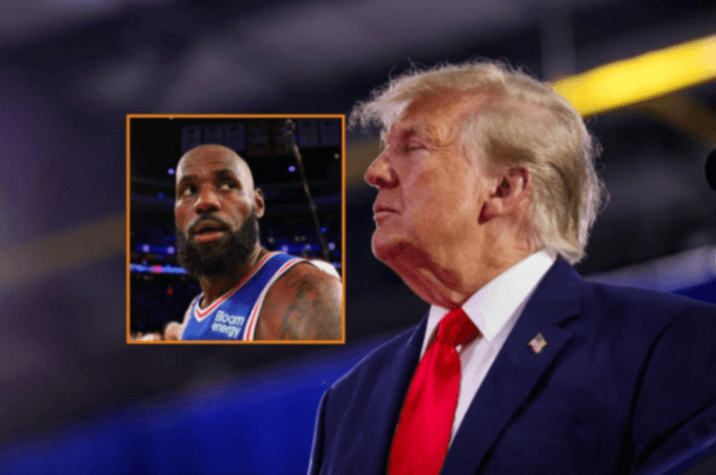 James mocks Trump for his many and repetitive remarks after he called him a “complete disgrace”..