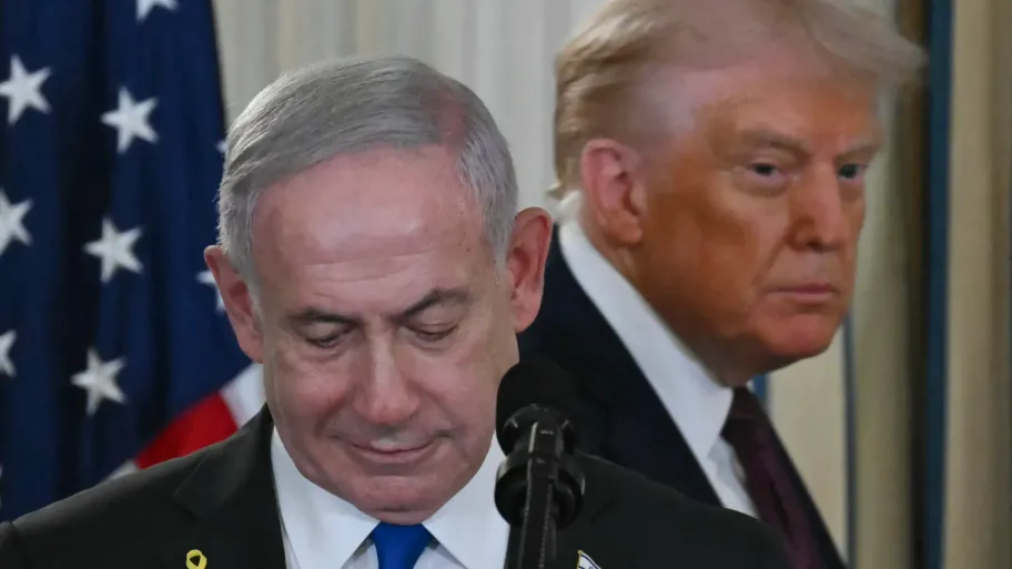 AFP__20250929__776V9YQ__v2__HighRes__DonaldTrumpMeetsIsraeliPmBenjaminNetanyahu-scaled