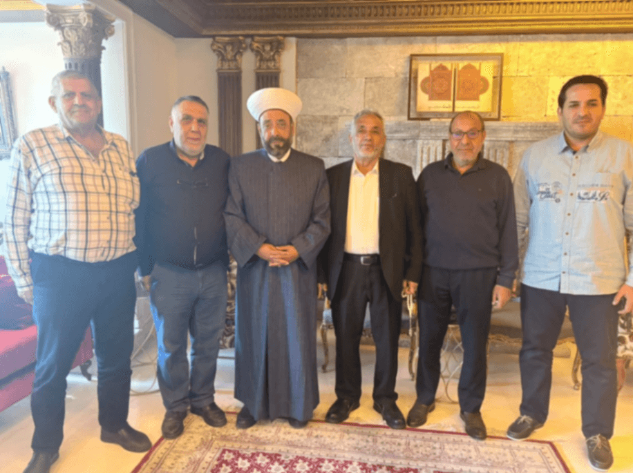 Judge Sheikh Khaldoun Oreibat continues to receive well-wishers from Akkar, the North and Lebanon