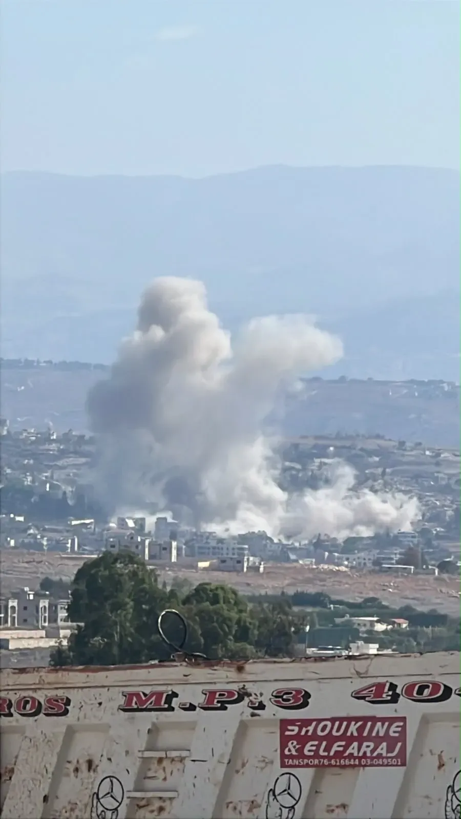 Israeli enemy airstrikes and explosions