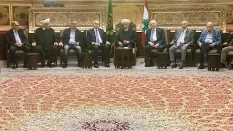 المفتي دريان متوسطا وفد منتدى حوار بيروت