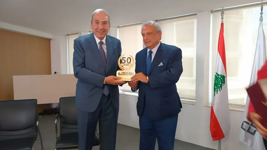 أنطوان حبيب خلال تكريم نبيل الجسر